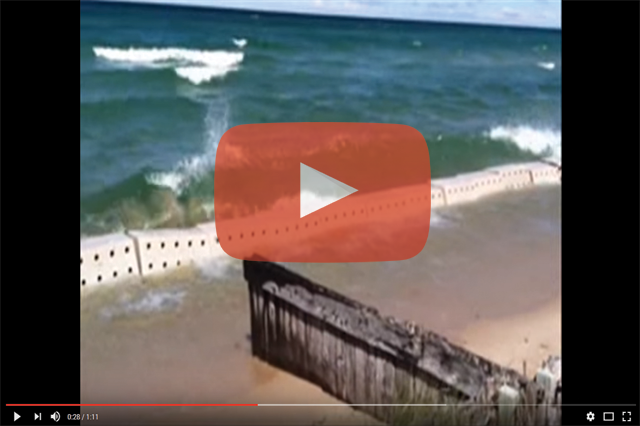 Rotomolded Beach Erosion Barrier, Beach Erosion Solution